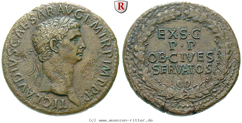 Klicken Sie auf das Bild um es auf Ihrem Rechner zu speichern claudius-i-sesterz/37425.jpg