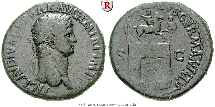 Klicken Sie auf das Bild um es auf Ihrem Rechner zu speichern claudius-i-sesterz/77580.jpg