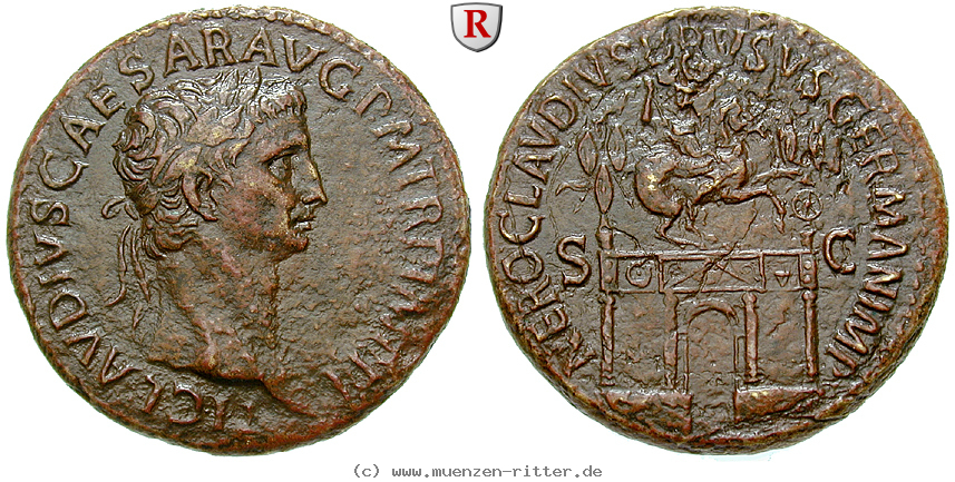Klicken Sie auf das Bild um es auf Ihrem Rechner zu speichern claudius-i-sesterz/91903.jpg