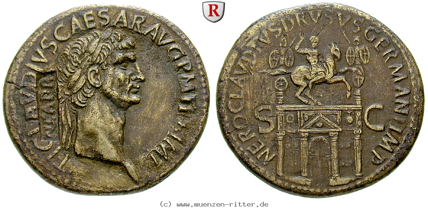 Klicken Sie auf das Bild um es auf Ihrem Rechner zu speichern claudius-i-sesterz/92337.jpg