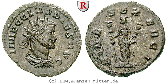 Klicken Sie auf das Bild um es auf Ihrem Rechner zu speichern claudius-ii-gothicus-antoninian/54119.jpg