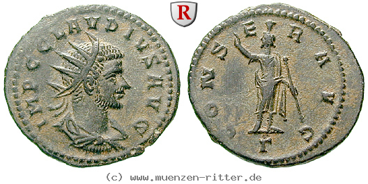 Klicken Sie auf das Bild um es auf Ihrem Rechner zu speichern claudius-ii-gothicus-antoninian/55065.jpg