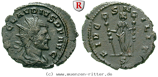 Klicken Sie auf das Bild um es auf Ihrem Rechner zu speichern claudius-ii-gothicus-antoninian/89881.jpg