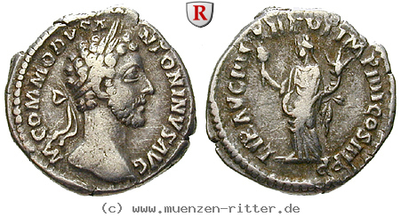 Klicken Sie auf das Bild um es auf Ihrem Rechner zu speichern commodus-denar/100130.jpg
