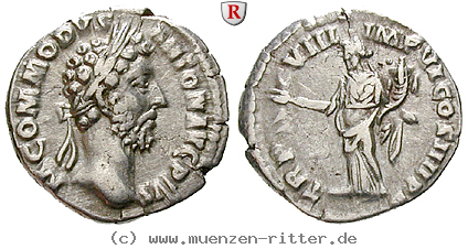 Klicken Sie auf das Bild um es auf Ihrem Rechner zu speichern commodus-denar/14979.jpg