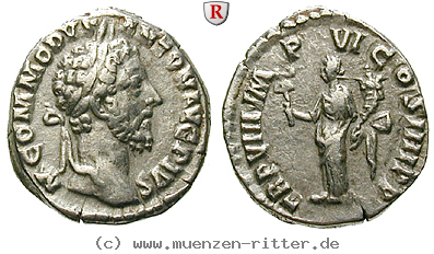 Klicken Sie auf das Bild um es auf Ihrem Rechner zu speichern commodus-denar/93345.jpg