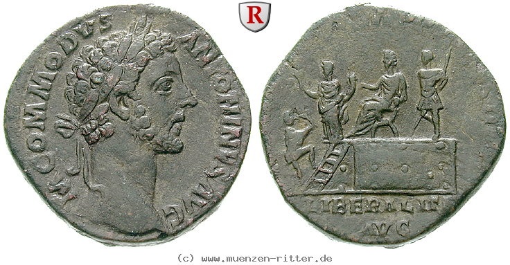 Klicken Sie auf das Bild um es auf Ihrem Rechner zu speichern commodus-sesterz/49009a.jpg