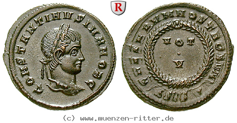 Klicken Sie auf das Bild um es auf Ihrem Rechner zu speichern constantinus-ii--caesar-follis/37234.jpg