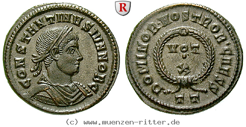 Klicken Sie auf das Bild um es auf Ihrem Rechner zu speichern constantinus-ii--caesar-follis/37238.jpg