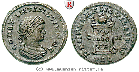 Klicken Sie auf das Bild um es auf Ihrem Rechner zu speichern constantinus-ii--caesar-follis/40737.jpg