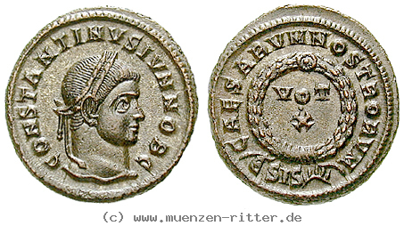 Klicken Sie auf das Bild um es auf Ihrem Rechner zu speichern constantinus-ii--caesar-follis/45412.jpg