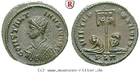 Klicken Sie auf das Bild um es auf Ihrem Rechner zu speichern constantinus-ii--caesar-follis/50402.jpg