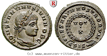 Klicken Sie auf das Bild um es auf Ihrem Rechner zu speichern constantinus-ii--caesar-follis/52223.jpg