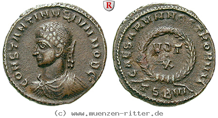 Klicken Sie auf das Bild um es auf Ihrem Rechner zu speichern constantinus-ii--caesar-follis/62859.jpg