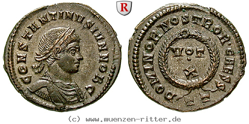 Klicken Sie auf das Bild um es auf Ihrem Rechner zu speichern constantinus-ii--caesar-follis/62861.jpg