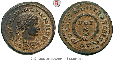 Klicken Sie auf das Bild um es auf Ihrem Rechner zu speichern constantinus-ii--caesar-follis/62868.jpg
