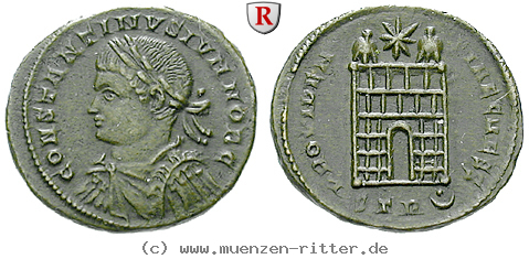 Klicken Sie auf das Bild um es auf Ihrem Rechner zu speichern constantinus-ii--caesar-follis/67472.jpg