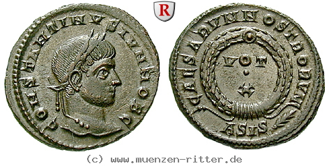 Klicken Sie auf das Bild um es auf Ihrem Rechner zu speichern constantinus-ii--caesar-follis/67478.jpg