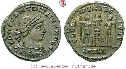 Klicken Sie auf das Bild um es auf Ihrem Rechner zu speichern constantinus-ii--caesar-follis/67479.jpg