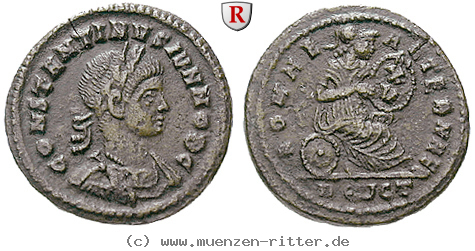 Klicken Sie auf das Bild um es auf Ihrem Rechner zu speichern constantinus-ii--caesar-follis/67480.jpg