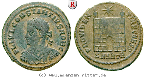 Klicken Sie auf das Bild um es auf Ihrem Rechner zu speichern constantius-ii--caesar-follis/75087.jpg