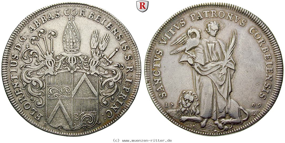 Klicken Sie auf das Bild um es auf Ihrem Rechner zu speichern corvey-abtei-florenz-von-der-velden-taler/24650.jpg