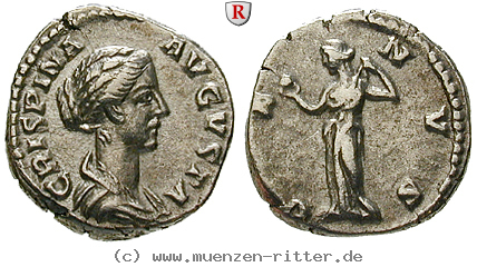 Klicken Sie auf das Bild um es auf Ihrem Rechner zu speichern crispina-frau-des-commodus-denar/35164.jpg