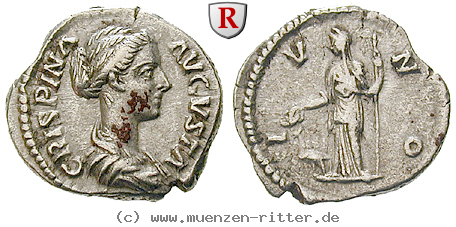 Klicken Sie auf das Bild um es auf Ihrem Rechner zu speichern crispina-frau-des-commodus-denar/36359.jpg