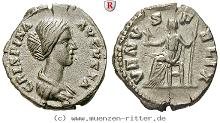 Klicken Sie auf das Bild um es auf Ihrem Rechner zu speichern crispina-frau-des-commodus-denar/96533.jpg