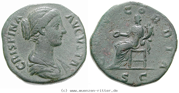 Klicken Sie auf das Bild um es auf Ihrem Rechner zu speichern crispina-frau-des-commodus-sesterz/16166.jpg