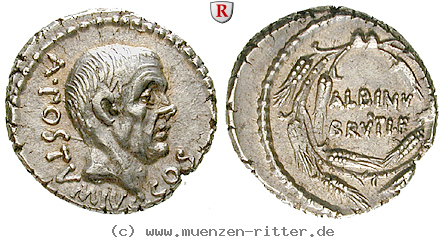Klicken Sie auf das Bild um es auf Ihrem Rechner zu speichern d-iunius-brutus-albinus-denar/55619a.jpg