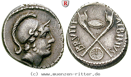 Klicken Sie auf das Bild um es auf Ihrem Rechner zu speichern d-iunius-brutus-albinus-denar/82599.jpg
