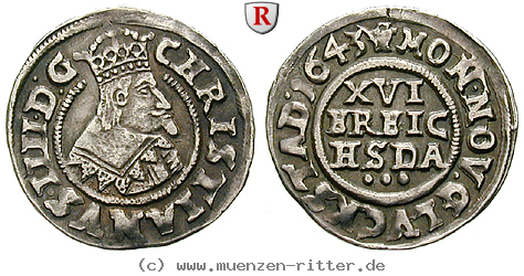 Klicken Sie auf das Bild um es auf Ihrem Rechner zu speichern daenemark-christian-iv-1-16-speciedaler-3-skilling-lybsk/100910.jpg