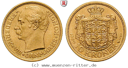 Klicken Sie auf das Bild um es auf Ihrem Rechner zu speichern daenemark-frederik-viii-10-kroner/98434.jpg