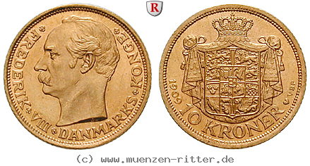 Klicken Sie auf das Bild um es auf Ihrem Rechner zu speichern daenemark-frederik-viii-10-kroner/99650.jpg