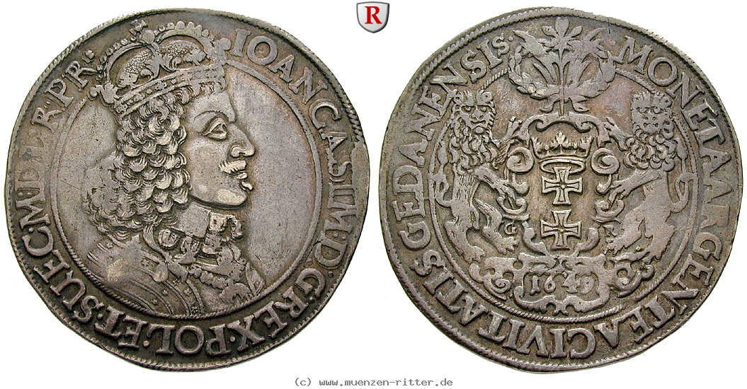 Klicken Sie auf das Bild um es auf Ihrem Rechner zu speichern danzig-stadt-johann-kasimir-reichstaler/92453.jpg