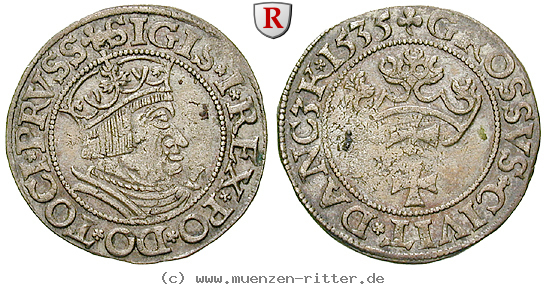 Klicken Sie auf das Bild um es auf Ihrem Rechner zu speichern danzig-stadt-sigismund-i-groschen/46934.jpg