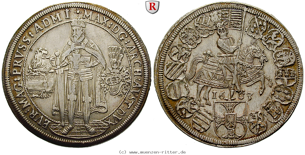Klicken Sie auf das Bild um es auf Ihrem Rechner zu speichern deutscher-orden-maximilian-von-oesterreich-taler/35447.jpg