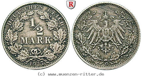 Klicken Sie auf das Bild um es auf Ihrem Rechner zu speichern deutsches-kaiserreich-1-2-mark/11561.jpg
