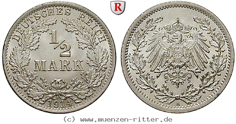 Klicken Sie auf das Bild um es auf Ihrem Rechner zu speichern deutsches-kaiserreich-1-2-mark/45880.jpg