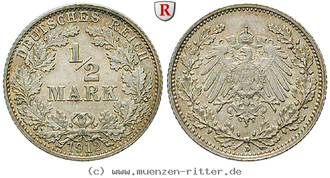 Klicken Sie auf das Bild um es auf Ihrem Rechner zu speichern deutsches-kaiserreich-1-2-mark/65981.jpg