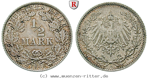 Klicken Sie auf das Bild um es auf Ihrem Rechner zu speichern deutsches-kaiserreich-1-2-mark/65983.jpg