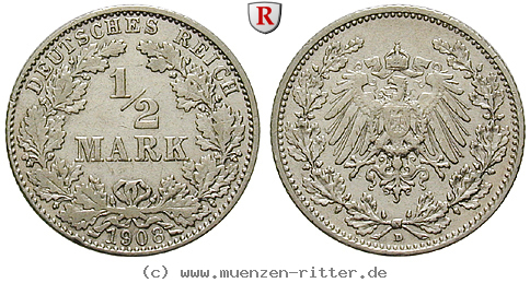Klicken Sie auf das Bild um es auf Ihrem Rechner zu speichern deutsches-kaiserreich-1-2-mark/85338.jpg