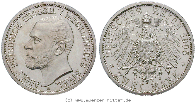 Klicken Sie auf das Bild um es auf Ihrem Rechner zu speichern deutsches-kaiserreich-adolf-friedrich-v-2-mark/18848.jpg