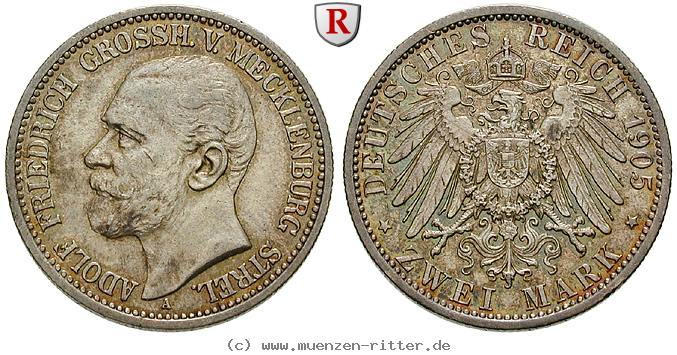 Klicken Sie auf das Bild um es auf Ihrem Rechner zu speichern deutsches-kaiserreich-adolf-friedrich-v-2-mark/90470.jpg