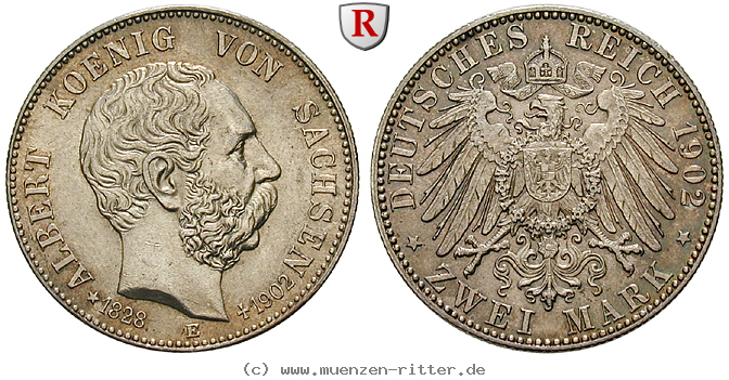 Klicken Sie auf das Bild um es auf Ihrem Rechner zu speichern deutsches-kaiserreich-albert-2-mark/100463.jpg