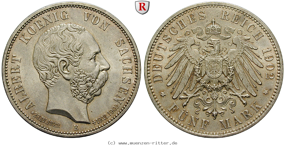 deutsches-kaiserreich-albert-5-mark/100464.jpg