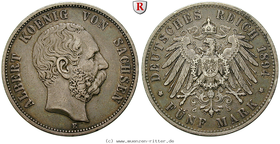 Klicken Sie auf das Bild um es auf Ihrem Rechner zu speichern deutsches-kaiserreich-albert-5-mark/101618.jpg