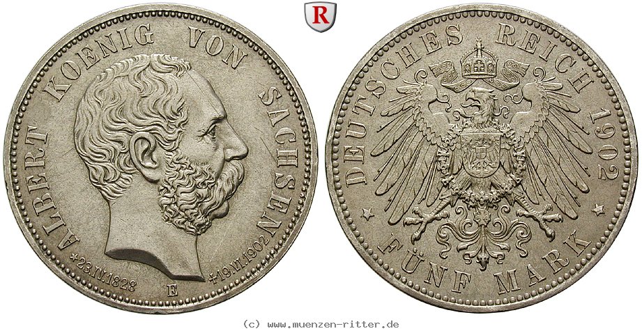 Klicken Sie auf das Bild um es auf Ihrem Rechner zu speichern deutsches-kaiserreich-albert-5-mark/102822.jpg