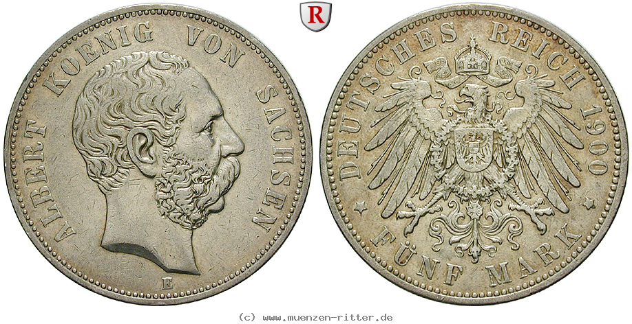 Klicken Sie auf das Bild um es auf Ihrem Rechner zu speichern deutsches-kaiserreich-albert-5-mark/51578.jpg